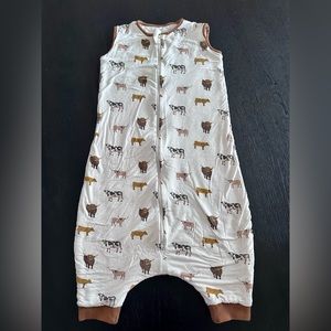 Kyte Baby Cow Sleep Walker, Large, 1.0 TOG